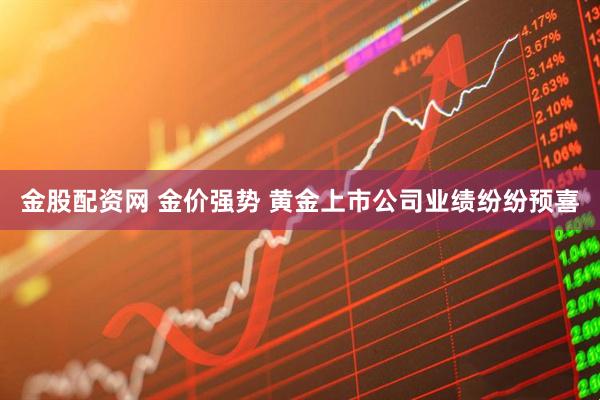 金股配资网 金价强势 黄金上市公司业绩纷纷预喜