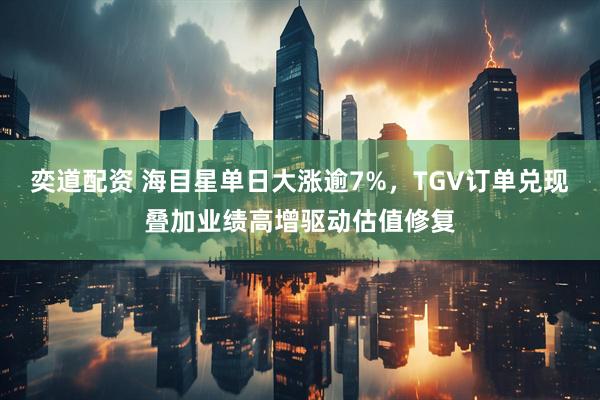 奕道配资 海目星单日大涨逾7%，TGV订单兑现叠加业绩高增驱动估值修复